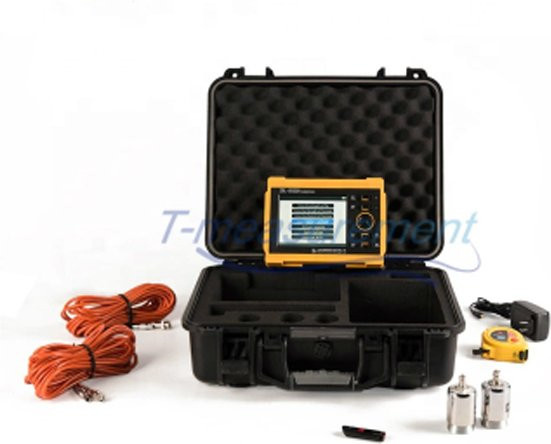 ZBL-U5200 Nichtmetallischer Ultraschalldetektor in Gelb, tragbares Sonar-Entfernungsmesswerkzeug mit externer Leistung für 220 V AC/DC - Bild 1