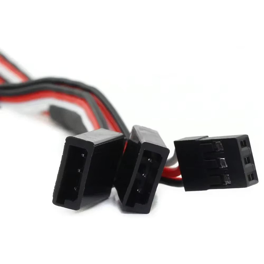 wishiot Y-Stil Servomotor-Verlängerungskabel, Zubehör, Schwarz - Bild 3