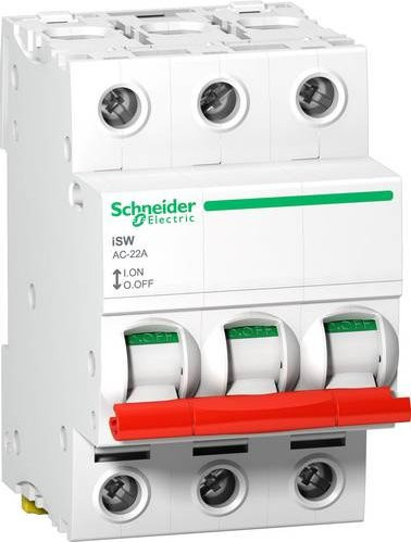 Schneider Electric Lasttrennschalter 125A 415V A9S66392 in Rot und Weiß - Bild 1
