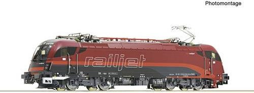 Roco E-Lok 1216 016-6 Railjet, Elektrolokomotive, H0, 1:87, Rot - Bild 1