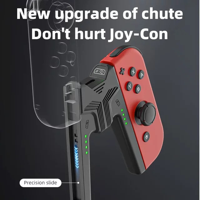 Aolion Ladegriffhalterung für Nintendo Switch Joycon in Weiß - Bild 1