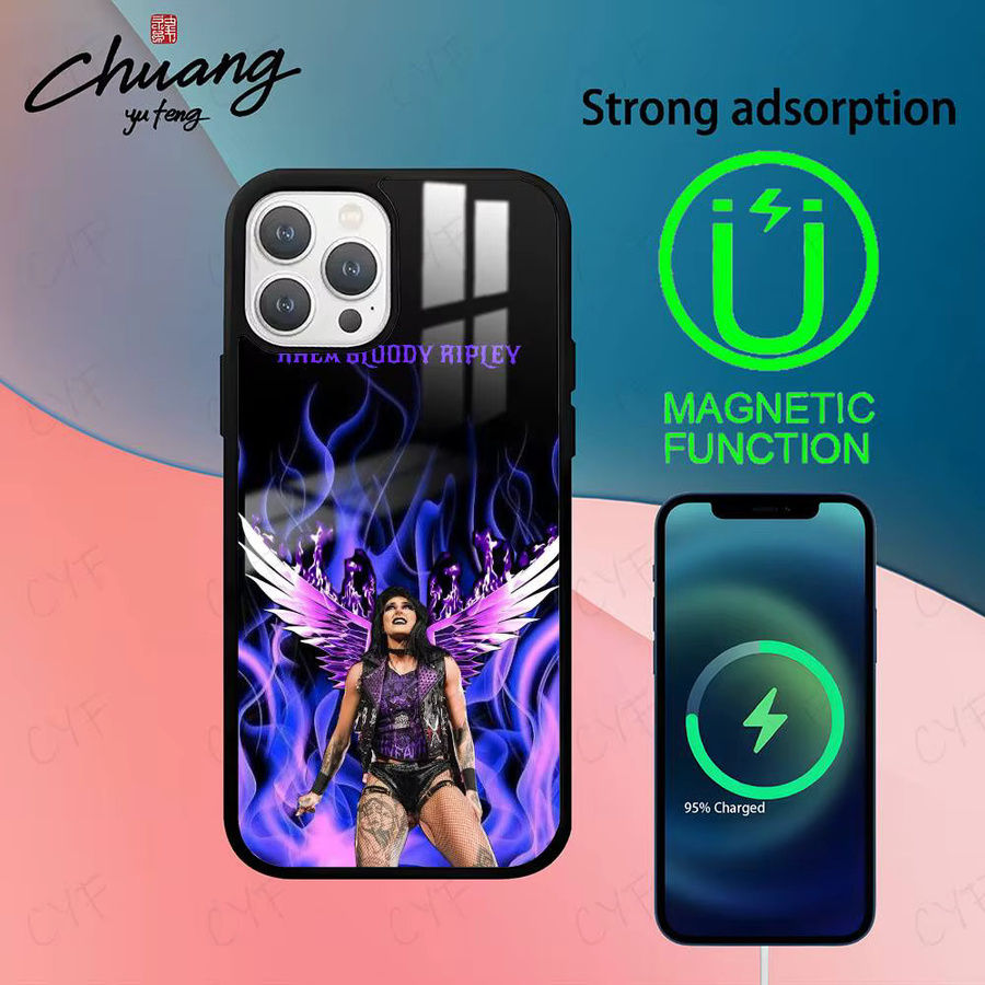 Rhea R-Ripley Musik-Handyhülle mit starker magnetischer Anziehungskraft für iPhone 11 12 13 14 15 16 Pro Max Mini Plus - Bild 2