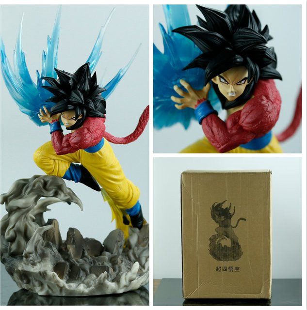 Bandai Dragon Ball Super Saiyajin 4 Goku Kamehameha Figur, Anime PVC Statue, 42cm - Bild 1