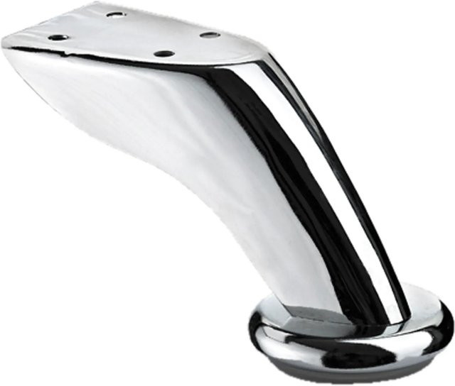 Hettich Möbelfuß Bama in Chrom/Silber, B/T/H: 50 x 120 x 75 mm - Bild 1