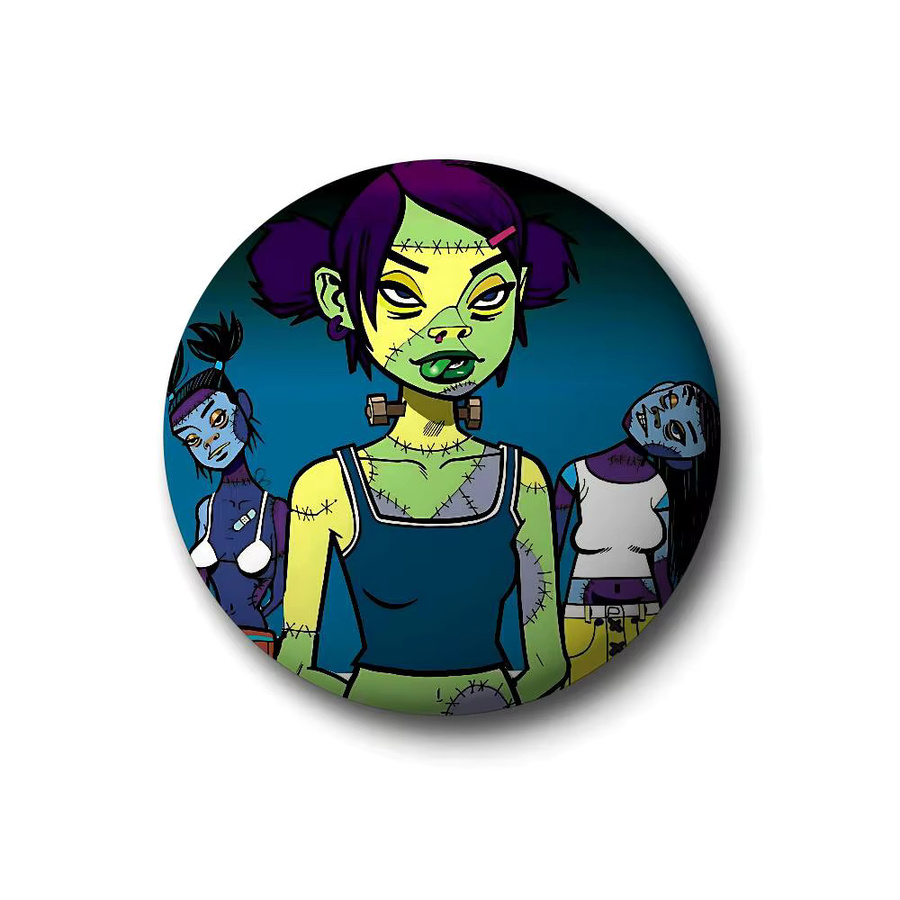Brosche A-Mindless Self Indulgence-S Abzeichen, Cartoon, Rund, Acryl - Bild 6