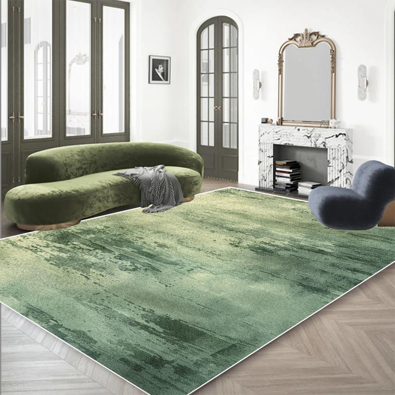Karpetti Moderner Grüner Teppich mit Abstraktem Design, Rutschfest und Waschbar, Flanell, B: 200 cm, T: 300 cm - Bild 2
