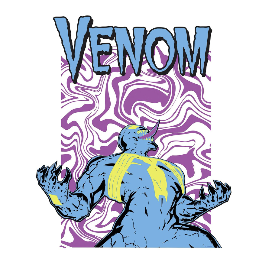 Komar Wandbild Marvel Venom Colourful Scream Leinwand Blau B: 30 cm, H: 40 cm - Bild 2