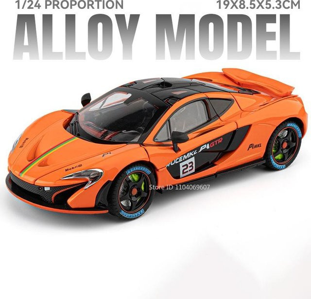 Linyi toy car Senna P1 Modell Sportwagen, 1:24, mit Licht und Sound, ab 14 Jahren - Bild 1