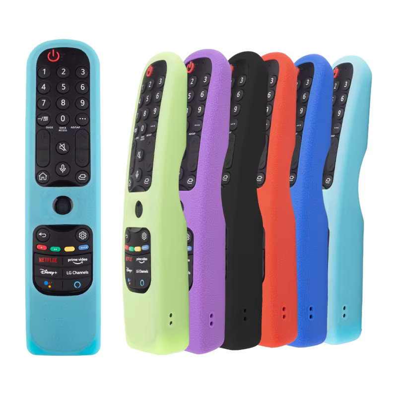 Rutschfeste Silikon-Schutzhülle in Schwarz für LG Magic Remote Fernbedienungen der Modelle MR21, MR22, MR23GA sowie 2021, 2022, 2023 und 2024 - Bild 6