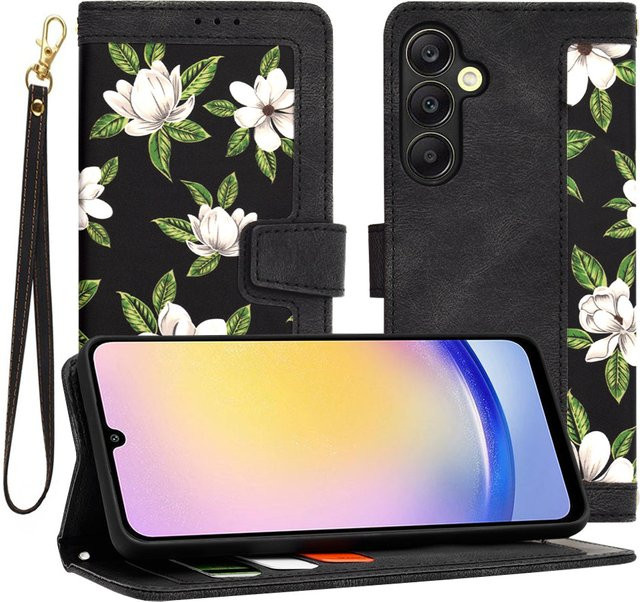 Techsuit FlipCraft Schutzhülle für Samsung Galaxy A25 A256 in Schwarz - Bild 1
