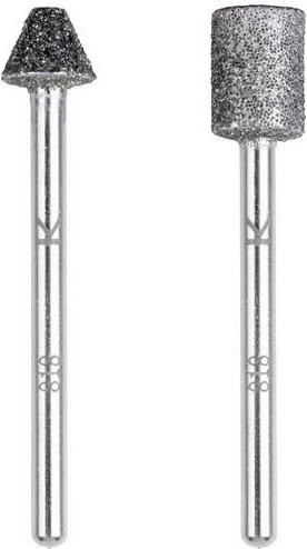 Wolfcraft 5989000 Diamantschleifstift-Set in Silber für Metall - Bild 1