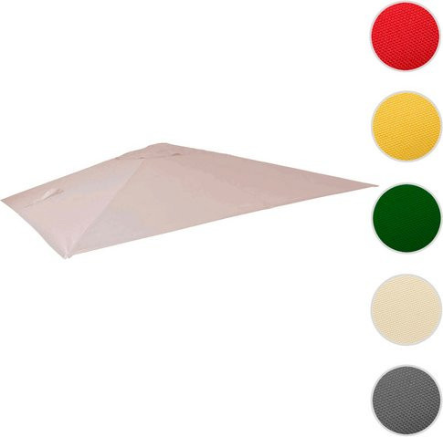 MVG Ersatzbezug MVG-A96 für Luxus-Ampelschirm mit Flap, Durchmesser: 5 m, Farbe: beige - Bild 1