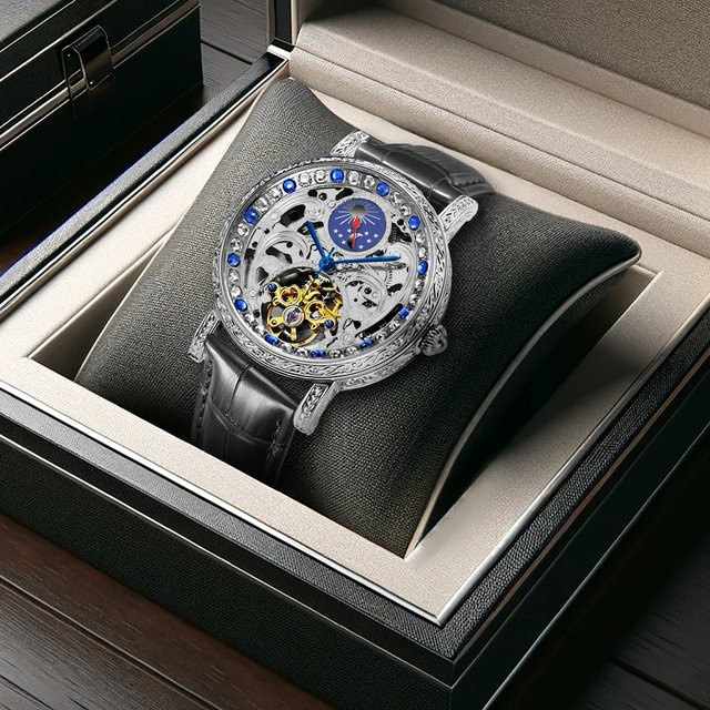 CAROTIF Armbanduhr Automatik, Edelstahl, Schwarz, Herren - Bild 1