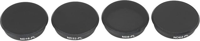 JUNESTAR 4-teiliges ND-Filter Set ND8-PL ND16-PL ND32-PL ND64-PL für OSMO ACTION Action Camera in Grau - Bild 1