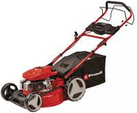 Einhell Akku-Rasenmäher GC-PM 46 SM HW-E Li aus der Power X-Change Serie in Rot/Schwarz mit Fangkorb und Mulchkit - Bild 1