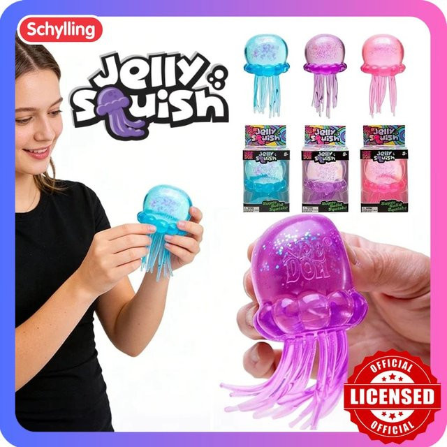 Schylling Nee Doh Quallen- & Würfel-Squish-Spielzeug, multicolor - Bild 1
