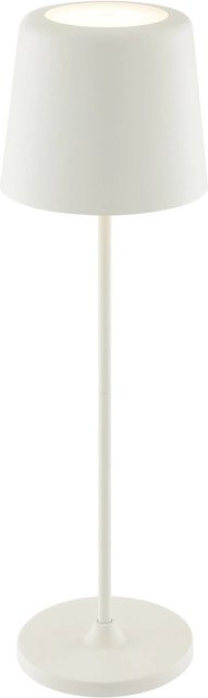 Brilliant Kaami 3-in-1 LED-Tischleuchte in Weiß mit RGBW-Funktion, dimmbar und wiederaufladbar - Bild 1