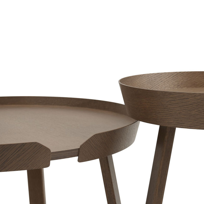 Muuto Around Esstisch L aus Holz in Braun, Rund, Skandinavisches Design - Bild 2