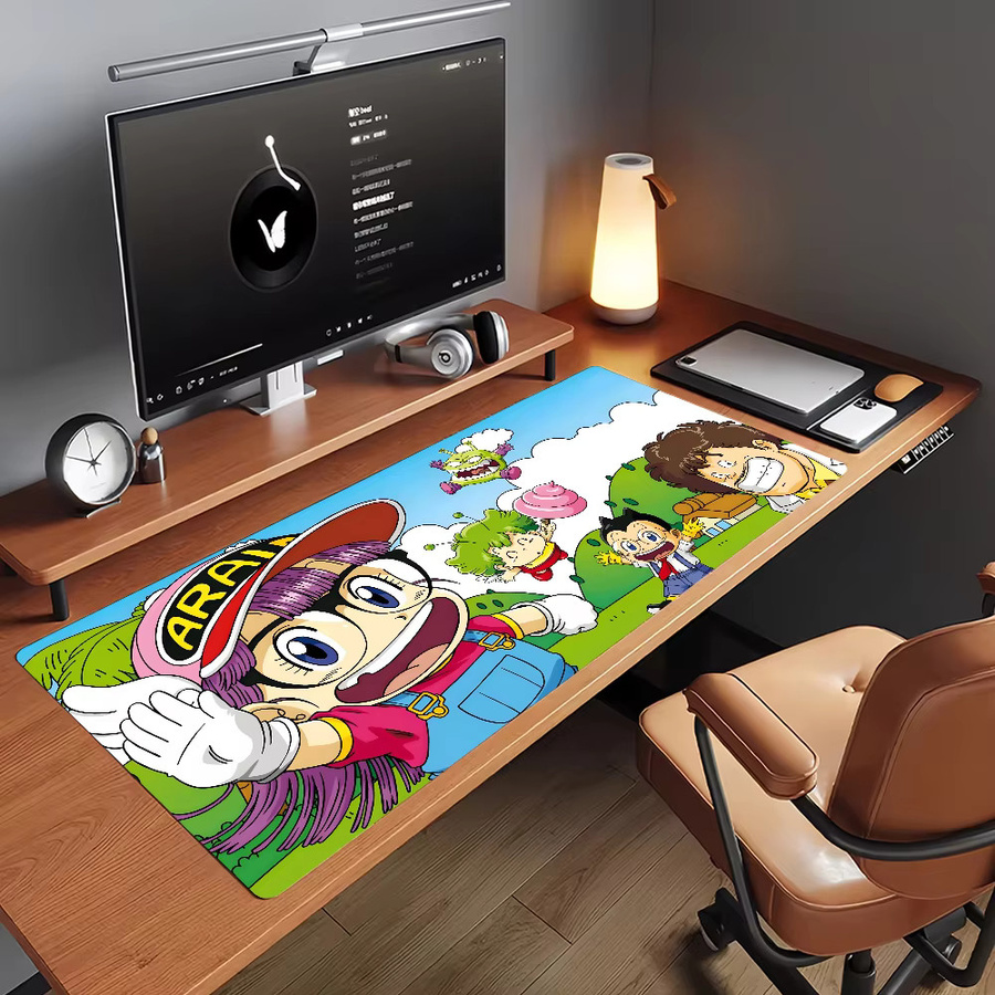 Manga Cartoon Dr S-Slump Mauspad rutschfeste Gamer-Computermatte in Multicolour - Bild 2