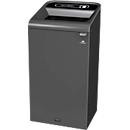 Rubbermaid Configure Recyclingstation für Restmüll, Schwarz, 87 l, B: 49,5 cm, T: 48,9 cm, H: 97,5 cm - Bild 2