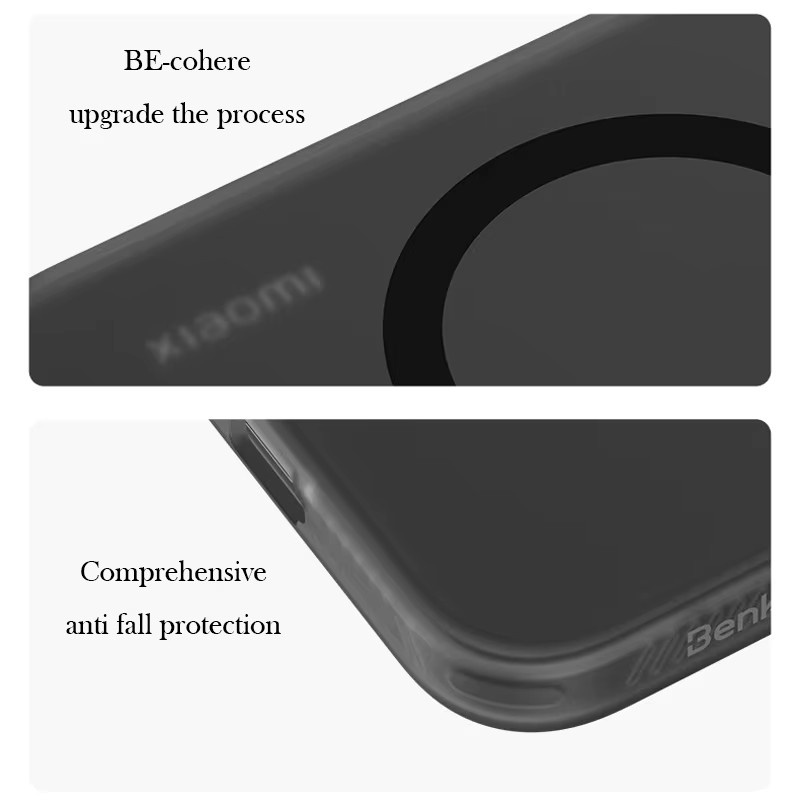 Benks Micro Matte Back Cover Case für Xiaomi 17 Ultra in Schwarz und Transparent - Bild 4