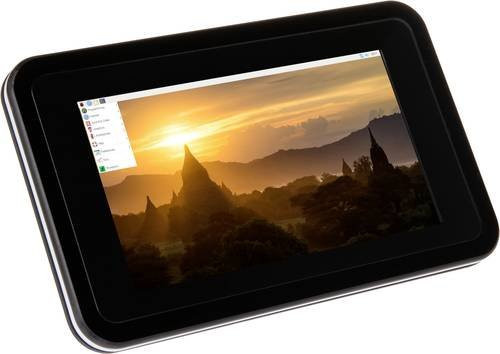 Raspberry Pi Touch-Kit DIY 4 B 8GB mit Touchscreen-Display, Gehäuse, Netzteil und Noobs OS in Schwarz - Bild 1