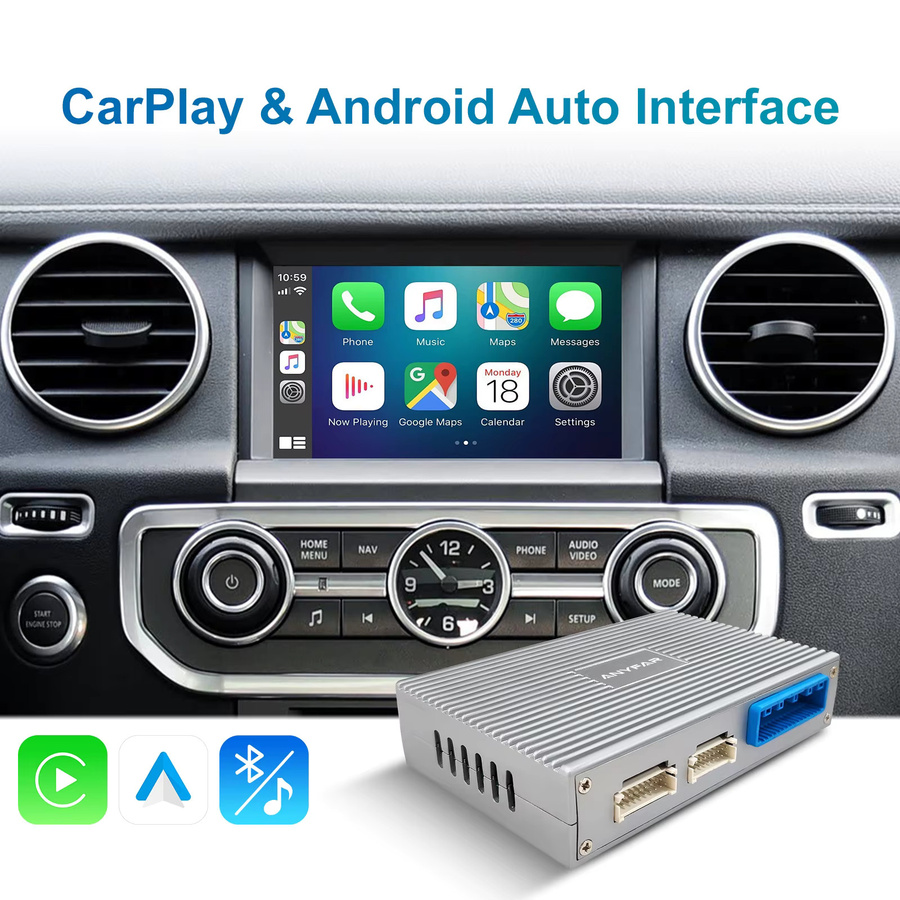 LEXXSON Drahtlose CarPlay Decoderbox für Land Rover Jaguar Range Rover Evoque Discovery 4 XE XF F-Type 2012–2016 mit Bluetooth - Bild 2