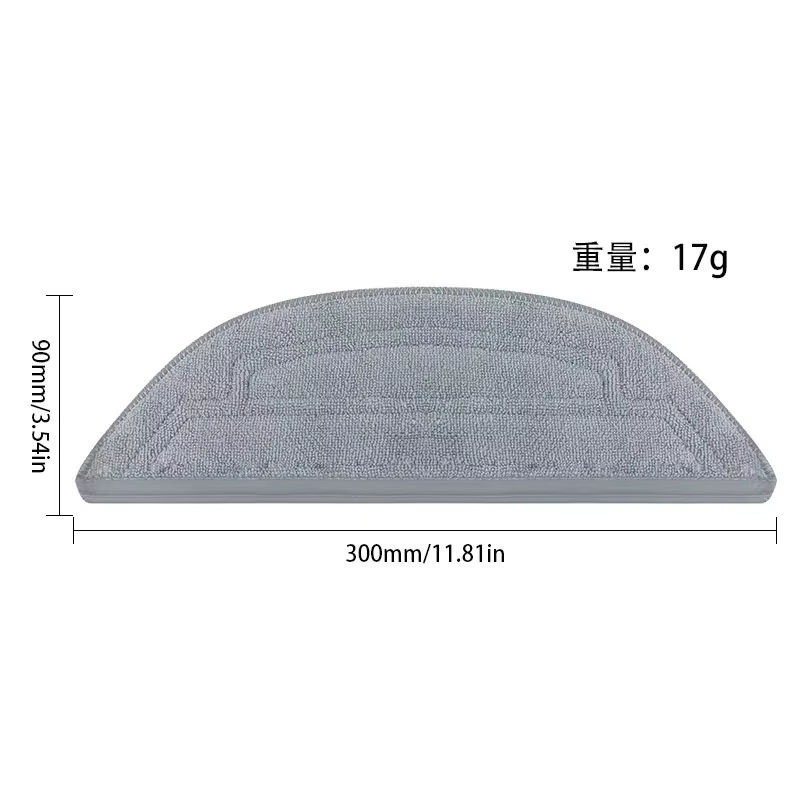 Roborock Ersatz Mop Pads für S8 MaxV Ultra und S8 Max Ultra Roboterstaubsauger in Grau - Bild 2