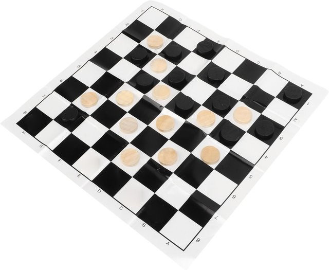 Fishine Internationales Dame-Brettspiel, Holz, Kunststoff, ab 3 Jahren - Bild 1