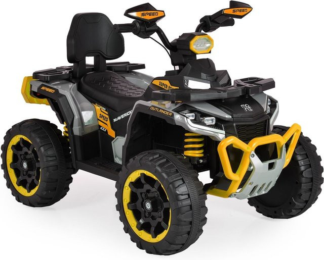 Moni Elektroquad Speed Spielzeugauto mit Fernbedienung gelb - Bild 1