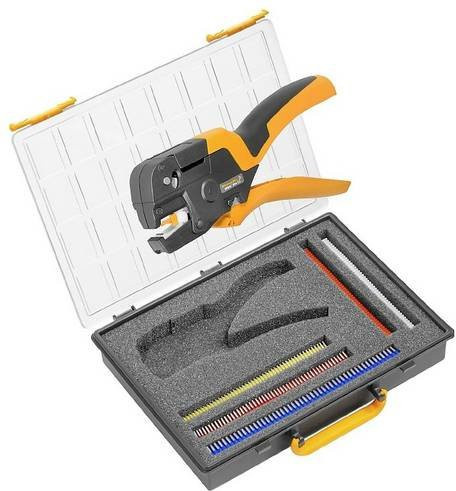 Weidmüller CRIMP-SET STRIPAX PLUS 9028770000 Crimpzangen-Set für Aderendhülsen 0,5 bis 2,5 mm² inklusive Crimpsortiment und Koffer in Multicolor - Bild 1