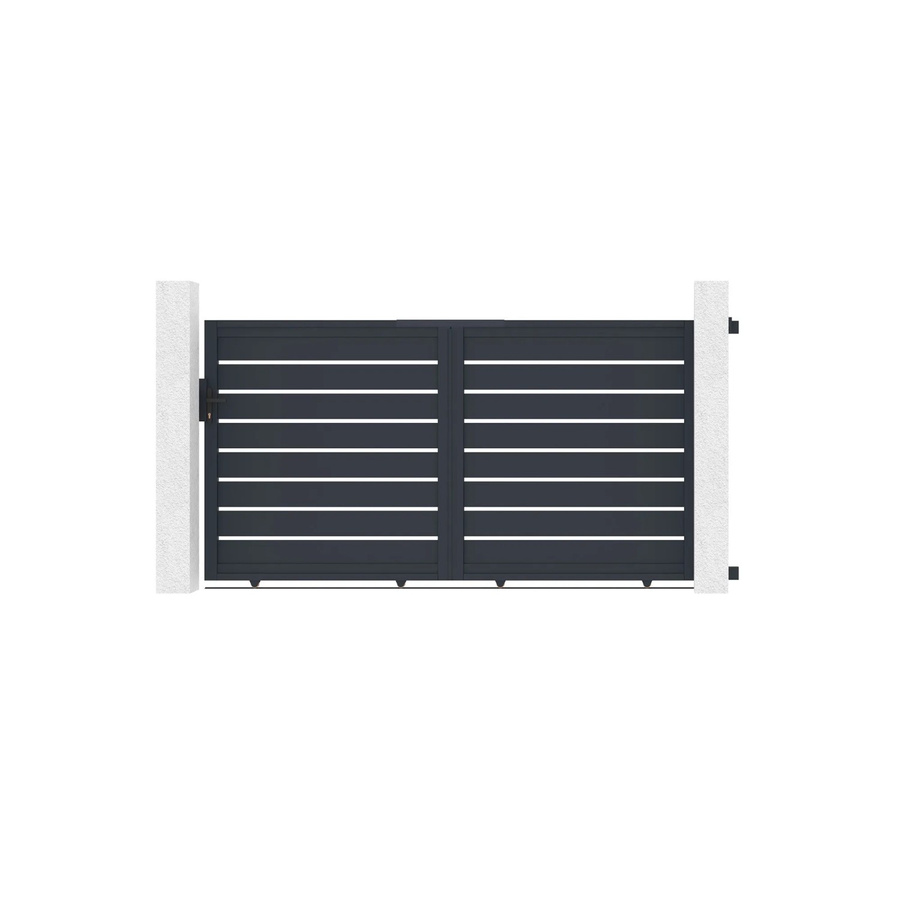 Casanoov Elektrisches Schiebetor Vogel mit Schiebetorantrieb Ranger C300 aus Aluminium in Anthrazit, B: 300 cm, H: 160 cm - Bild 2