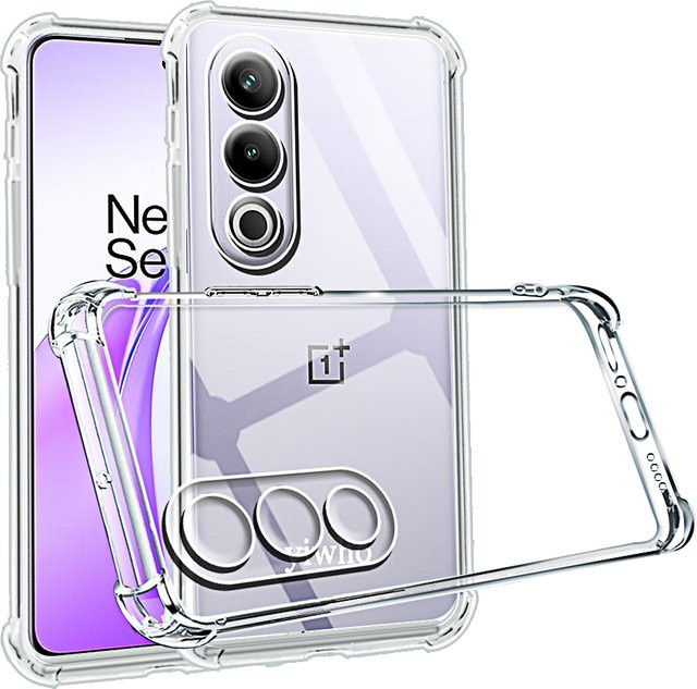 Stoßfeste TPU Schutzhülle für OnePlus Ace 3V, 3, 2, 2 Pro, 12, 12R, 11T, 10T in Transparent Klar - Bild 1