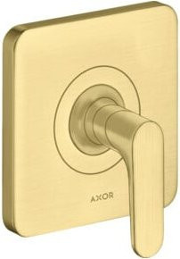 Hansgrohe Axor Citterio M UP-Absperrventil mit Hebel in Brushed Brass - Bild 1
