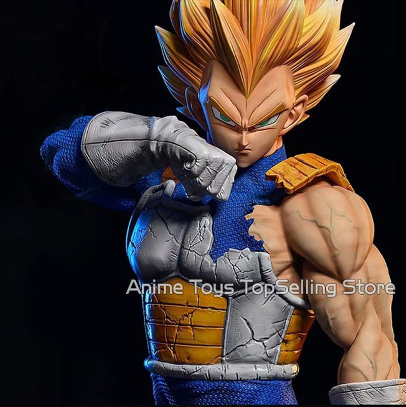 Bandai Dragon Ball Z Vegeta Figur Super Saiyajin Statue aus Kunststoff, mehrfarbig, Höhe: 28 cm - Bild 1