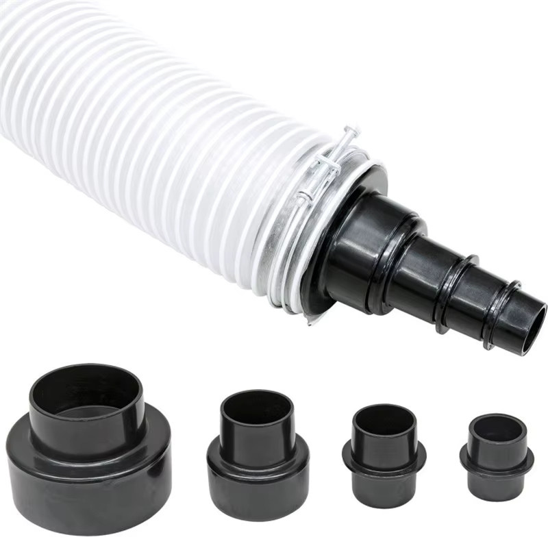 Staubkollektor Stecker und Schlauchkonverter für Holzbearbeitung Staubsauger Adapter in Schwarz - Bild 2