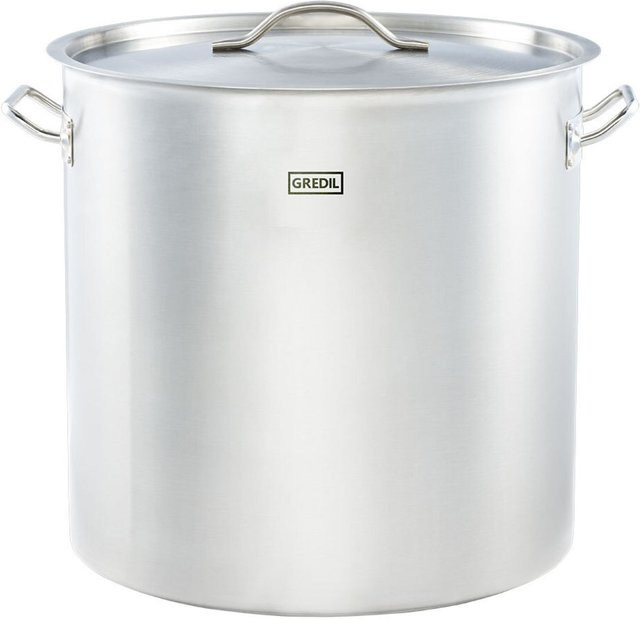 Gredil Suppentopf ECO Serie mit Deckel, Silber, Durchmesser: 45 cm, Höhe: 45 cm - Bild 1