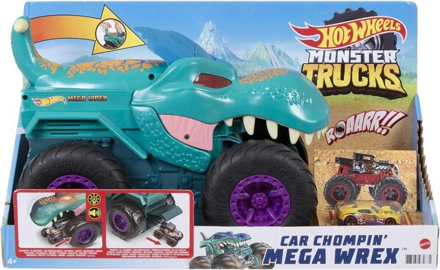 Hot Wheels Mega Wrex Monster Trucks mit Licht & Sound ab 3 Jahren - Bild 1