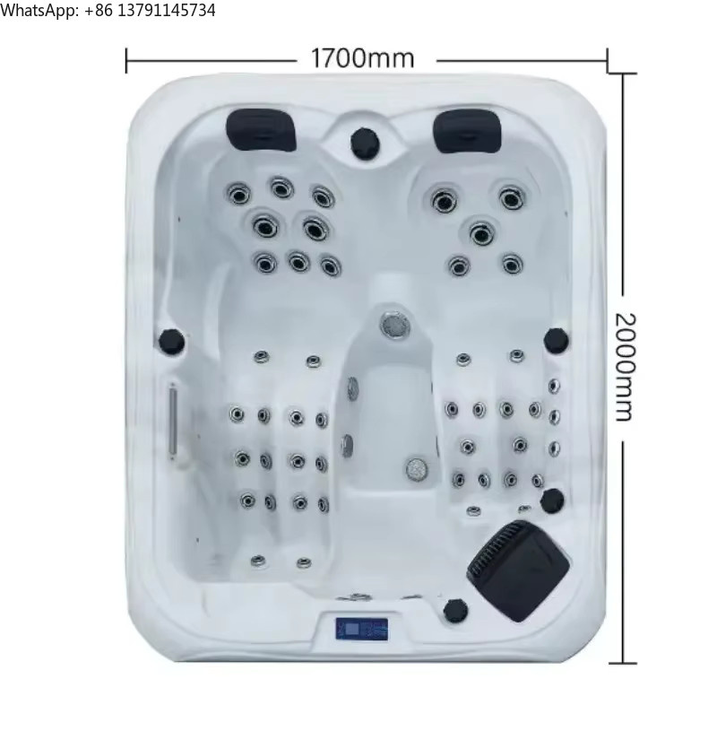 Whirlpool 8891B Outdoor-Schwimmbecken mit Jet-Massage für 3 Personen - Bild 2