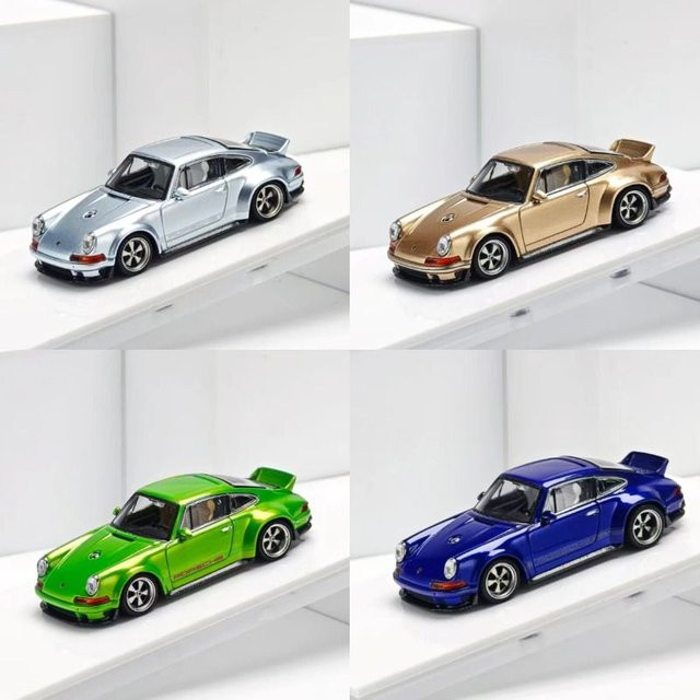 Zincit Porsche Singer DLS, Automodell, 1:64, Metall - Bild 1
