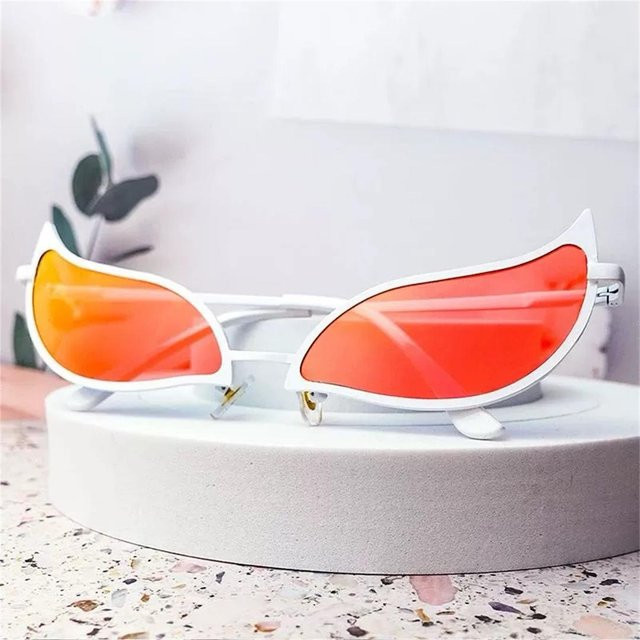 Yiran glasses Sonnenbrille, square, Unisex, Vollrand, Kunststoff, red - Bild 1
