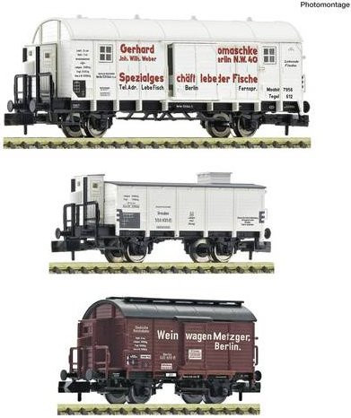 Fleischmann Gedeckte Güterwagen der DRB, 3-tlg. Set, 1:87 - Bild 1