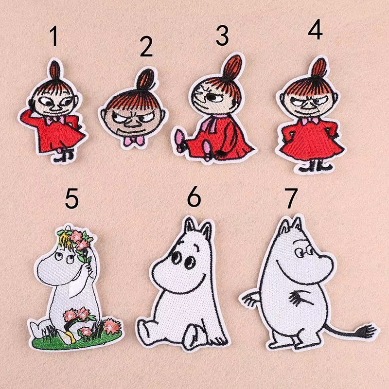 Moomin Bestickter Stoffaufnäher, Bunt / Mehrfarbig, Zubehör - Bild 4