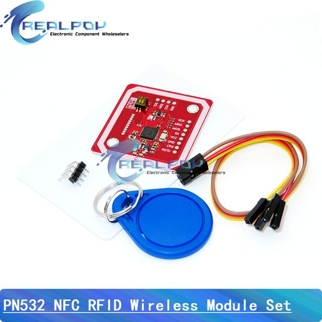 REALPOY PN532 NFC RFID Drahtloses Modul V3 Benutzer Kit mit PCB Antenne für Arduino, Leser und Schreiber, unterstützt I2C, IIC, SPI und HSU, kompatibel mit IC S50 Karten - Bild 1