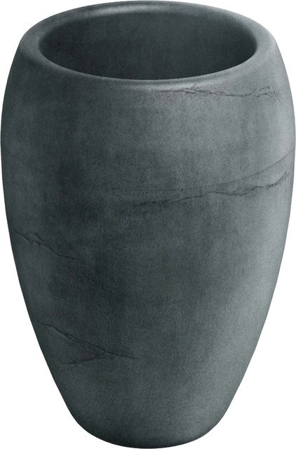 Prosperplast Blumentopf Cano modern in Graphit, Höhe: 54 cm, Durchmesser: 40 cm - Bild 1