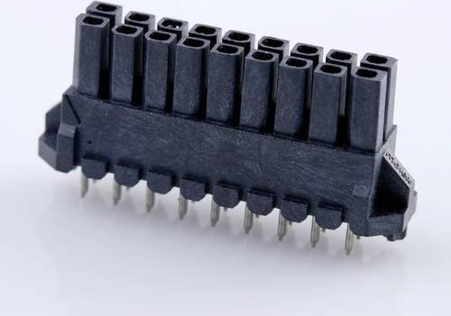 Molex Einbau-Stiftleiste Standard 18-polig in Schwarz - Bild 1
