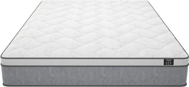 Vente-unique Standardmatratze Serenite Taschenfederkern Weiß B/T/H: 140 x 200 cm - Bild 1