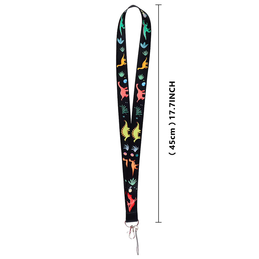 Dinosaurier-Lanyard-Schlüsselanhänger, Bunt, Unisex - Bild 2