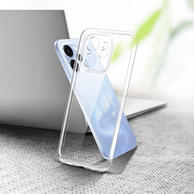 Ultradünne transparente Handyhülle aus weichem TPU für OPPO Reno 15, 15C, 15F, Pro Max und Mini als Vollschutz-Rückabdeckung - Bild 1