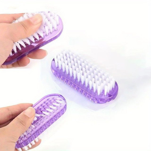 FUMOSIK Doppelreinigungsbürste für Fingernägel und Zehennägel, Unisex - Bild 1
